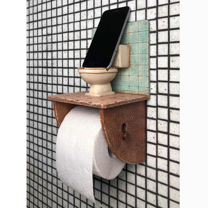 40 оригинальных держателей для туалетной бумаги, которые преобразят интерьер вашей ванной